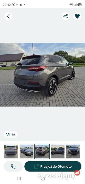 Opel Granland X 2019r Ultimate nieuszkodzony Dębina