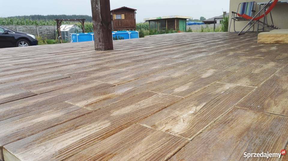 Drewno betonowedeski z betonupieńki Wolsztyn