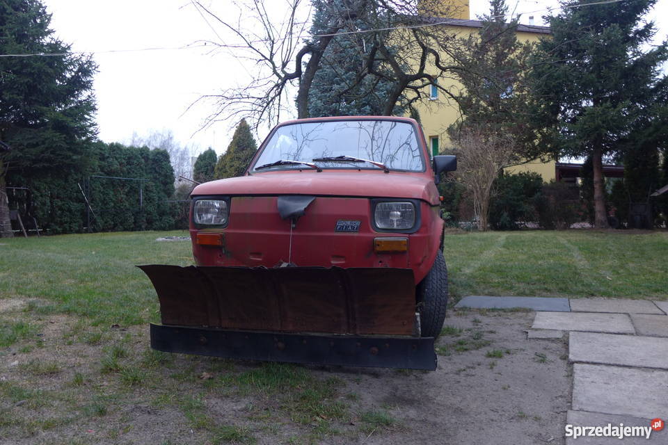 Fiat 126p pług śnieżny silnik skrzynia biegów w Łódź