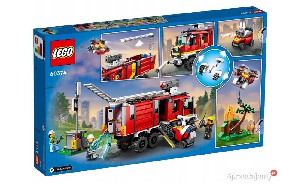 LEGO City 60374 Terenowy pojazd straży pożarnej Poznań sprzedam
