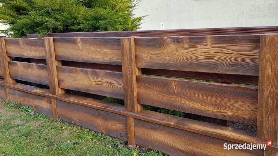Ogrodzenia z betonowego drewna ogrodzenia Poznań