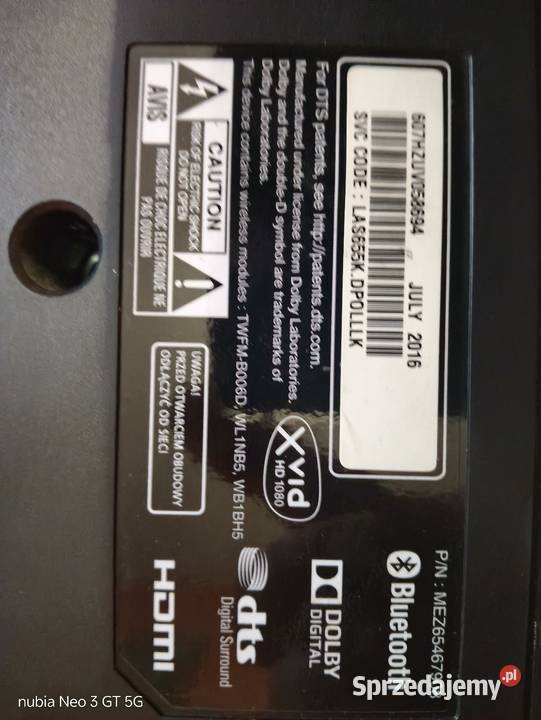 Soundbar LG las655k śląskie Przyszowice