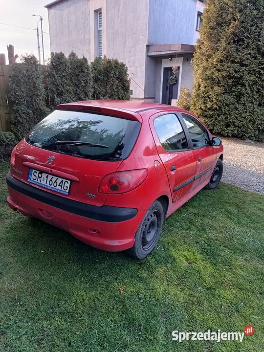 Samochód Peugeot 206 rocznik 2003 Rybnik