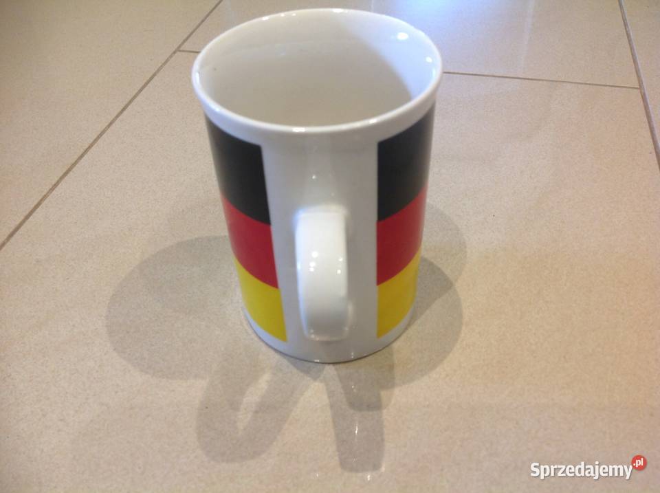 Kubek Ceramiczny z Flagą Niemiec Kubki sprzedam