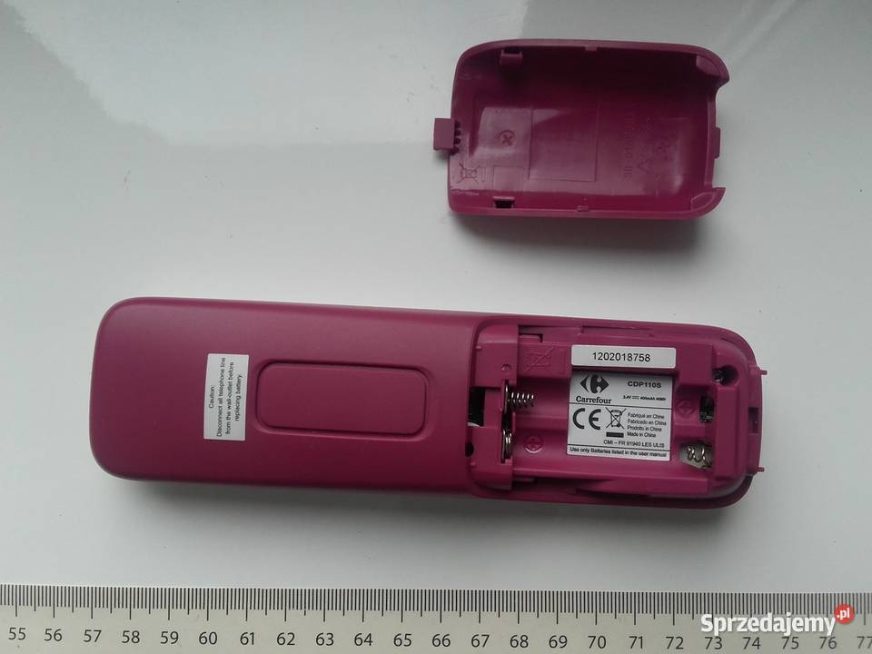 Telefon stacjonarny bezprzewodowy Carrefour