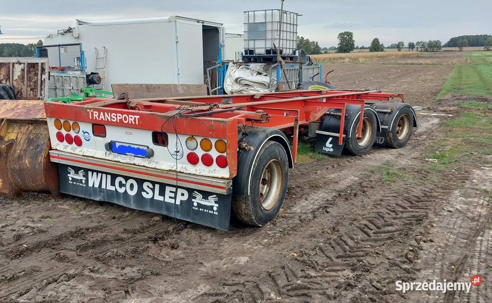 Przyczepa pod kontener wózek dolly Zalesie