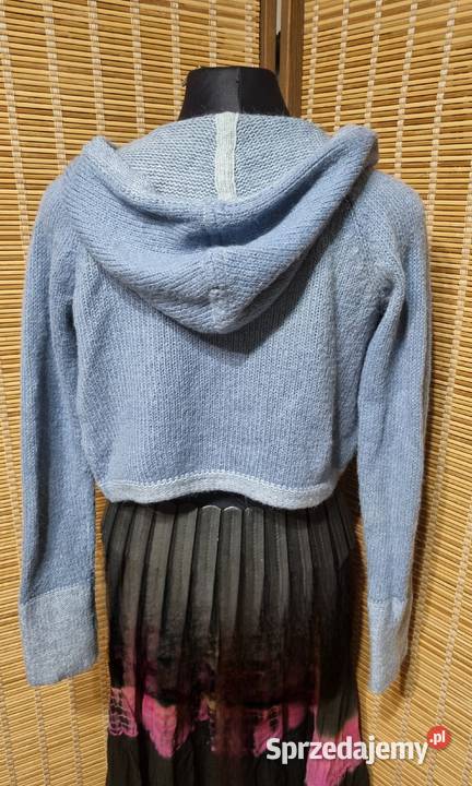 Czarujący moherowy sweterek kardigan Only Nowy M niebieski Swetry i golfy Warszawa