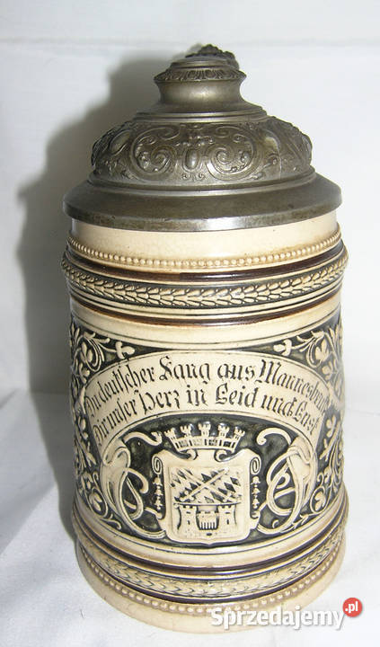 kufel ceramiczny vintage XIXwJSzD dolnośląskie Bartków