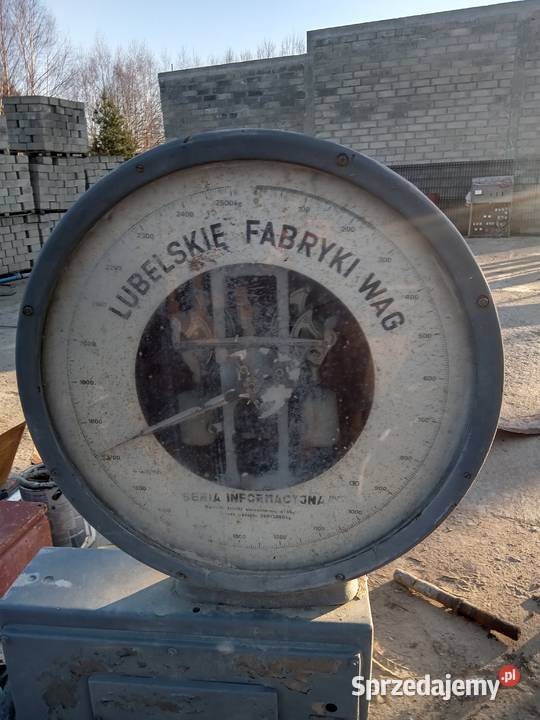 węzeł betoniarski waga materjałów sypkich Jastrząb