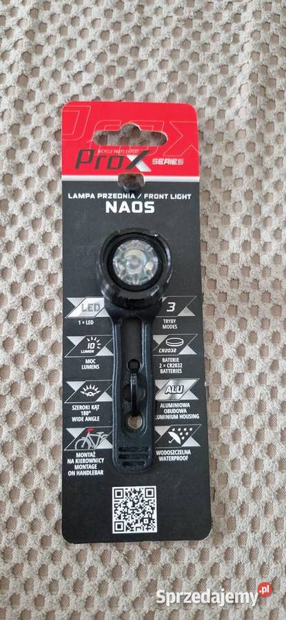 Lampka rowerowa przednia rower Prox NAOS 1Led Kraków