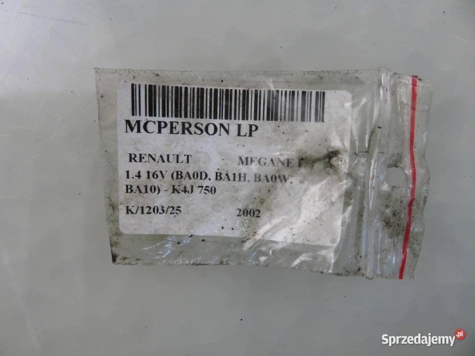 MCPERSON LEWY PRZEDNI RENAULT MEGANE 14 16V