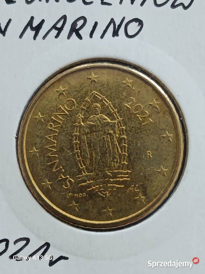 50 Eurocentów San Marino 2021 r Konin sprzedam