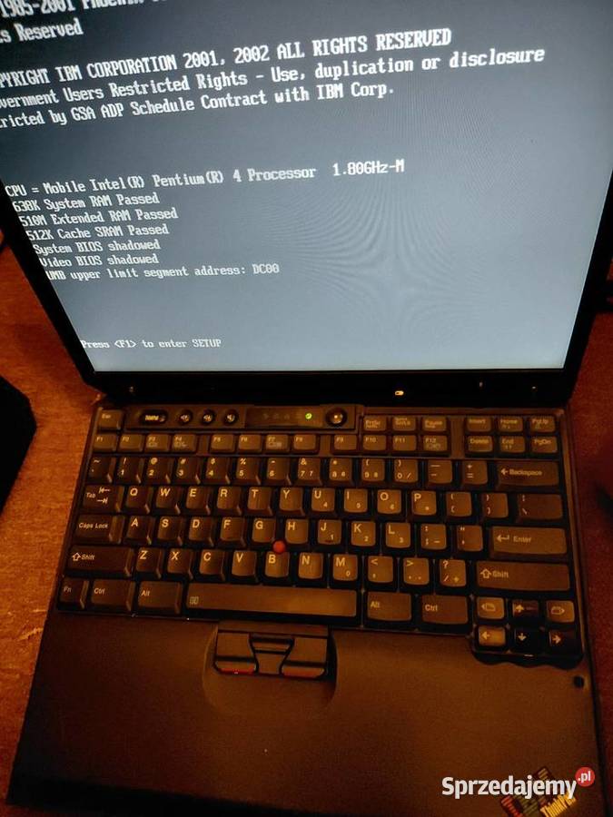 ibm thinkpad T30 na części Laptopy i netbooki Grodzisk sprzedam