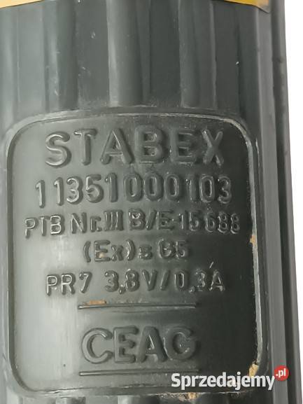 Stara latarka wojskowa STABEX z kluczykiem podkarpackie Rzeszów