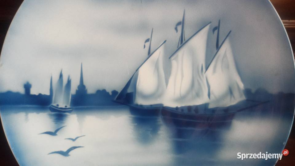 Wielka patera Villeroy Boch V B Żagle brzozy Gdańsk