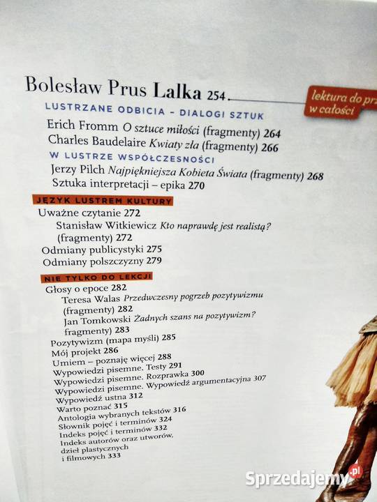 Nowe lustra pozytywizm romantyzm Warszawa sprzedam