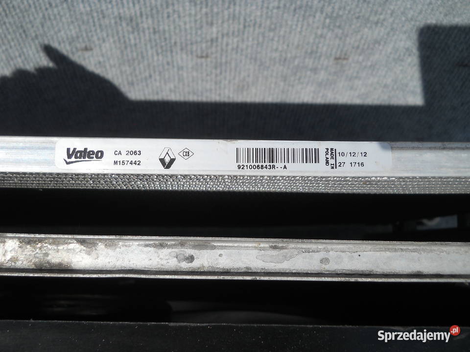 RENAULT CLIO IV CAPTUR KOMPLET CHŁODNIC Siechnice