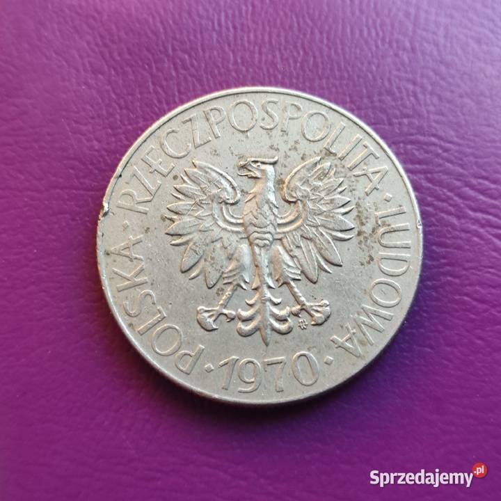 Moneta PRLu 10 ZŁOTYCH 1970 KOŚCIUSZKO Piękna
