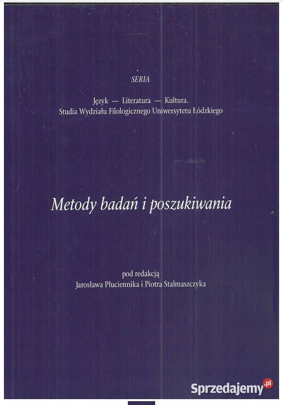 Metody badań i poszukiwania filologie, językoznawstwo Łódź