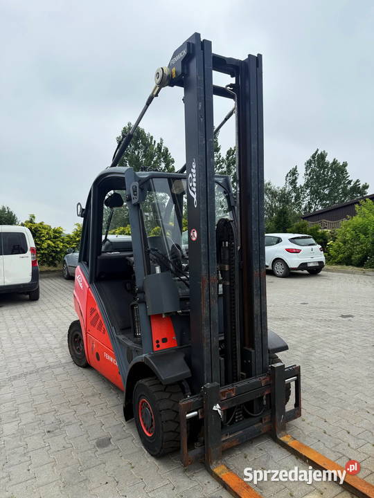 wózek widłowy LINDE H25T01 LPG Triplex 66m