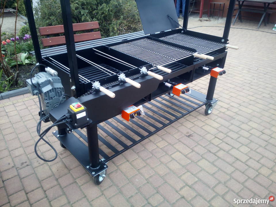 Gastronomiczny grill cateringowy GAZOWY WĘGLOWY