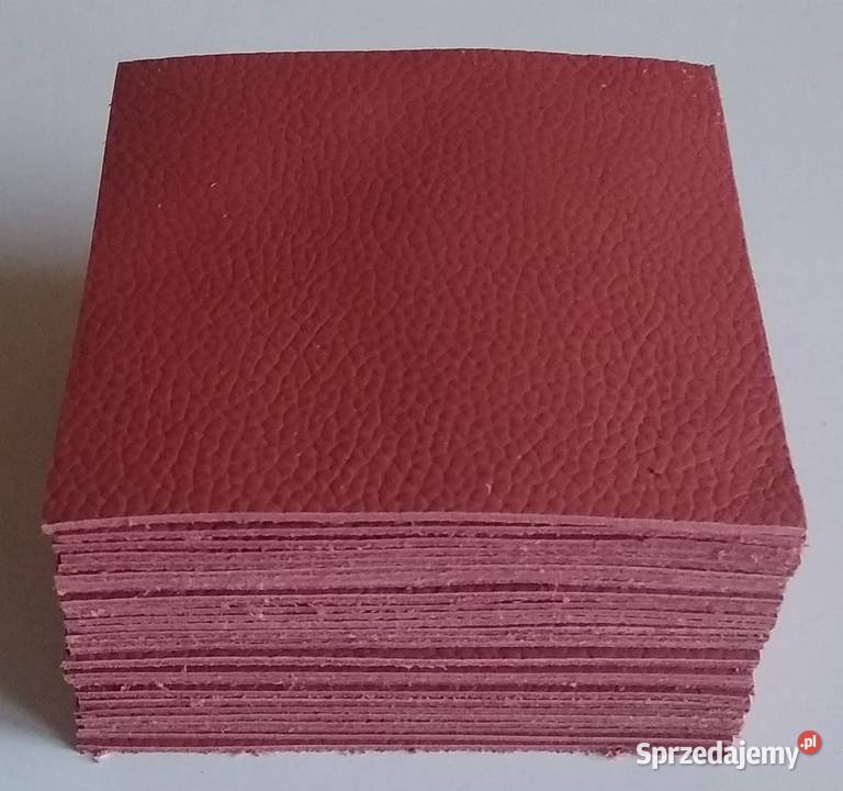 Skóra Kwadrat 8 x 8 30 sztuk Licowa Włoska Gdańsk