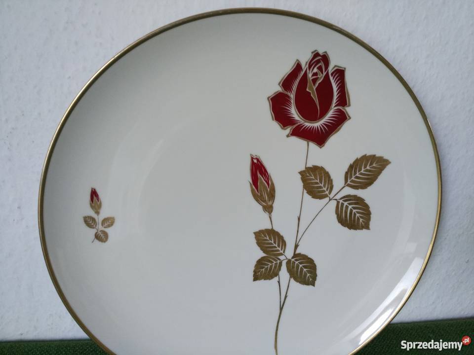 Patera talerz róża porcelana sygnowana sprzedam