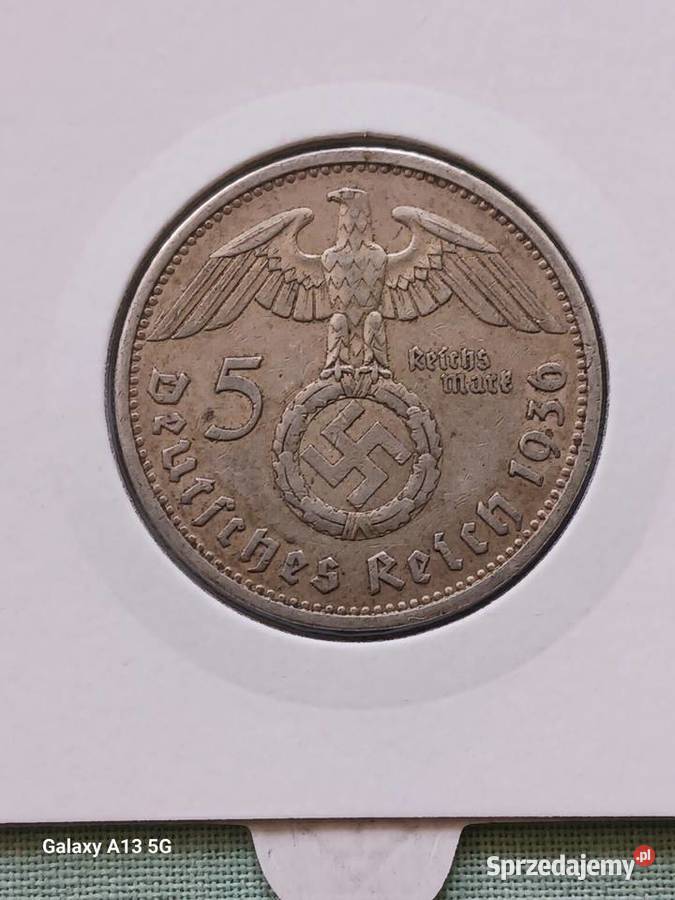 5 Marek Niemcy 1936 rPaul von Hindenburg men A 2 wielkopolskie Konin