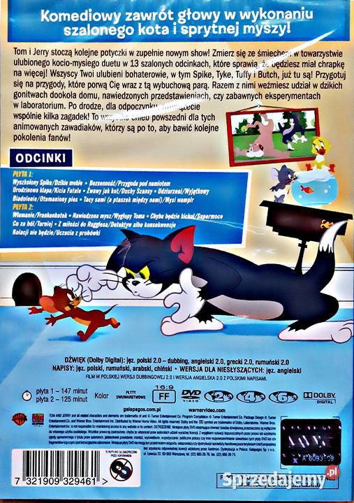 TOM I JERRY NIESFORNY INTERES 2 DVD