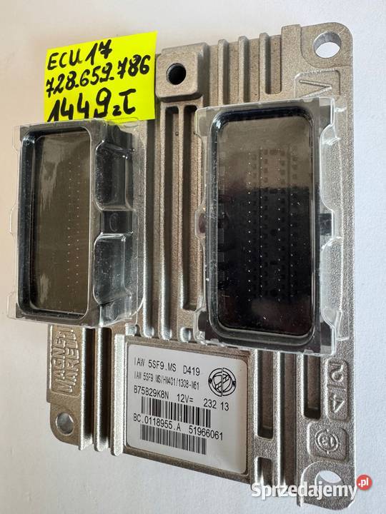 NOWY ECU KOMPUTER STEROWNIK SILNIKA FIAT 500 12 mazowieckie