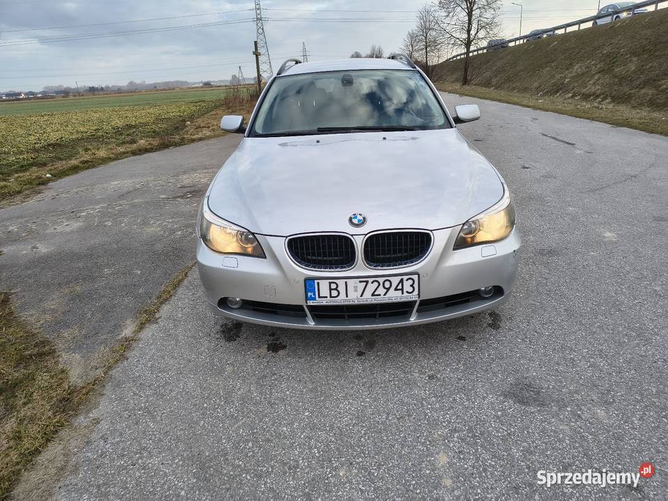 Bmw E61 525d 2004r bogate wyposażenie Seria 5 Biała Podlaska