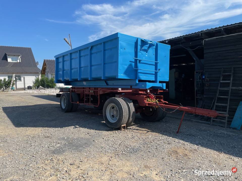 Przyczepa rolniczabudowlana 14 ton ładowności Dobków