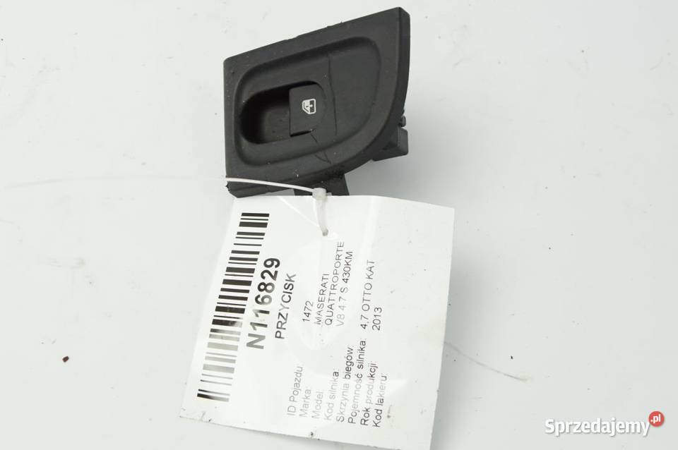 QUATTROPORTE S PRZYCISK UNOSZENIA SZYBY 2013 kujawsko-pomorskie Lipno sprzedam