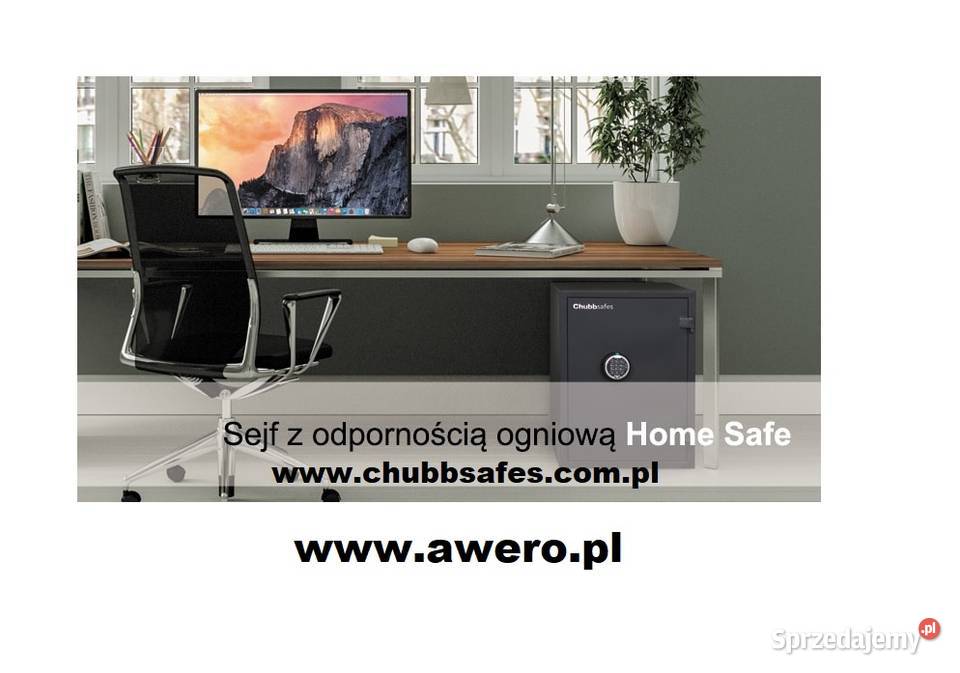 Sejf Home safe 35 KLEL Chubbsafes ognioodporny łódzkie Łódź