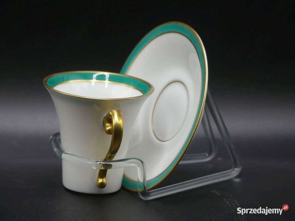 Zjawiskowa elegancka mokka Hutschenreuther stan wielkopolskie