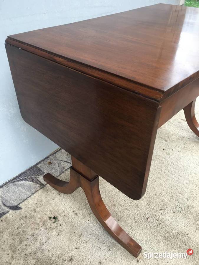 Stolik do kawy klapiak biedermeier Swarzędz