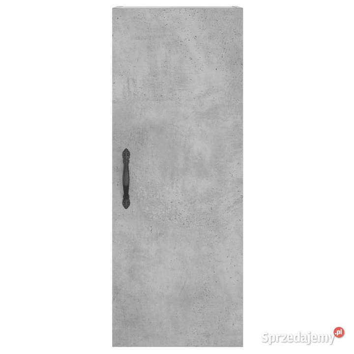 Wysoka szafka szarość betonu 345x34x180 Warszawa