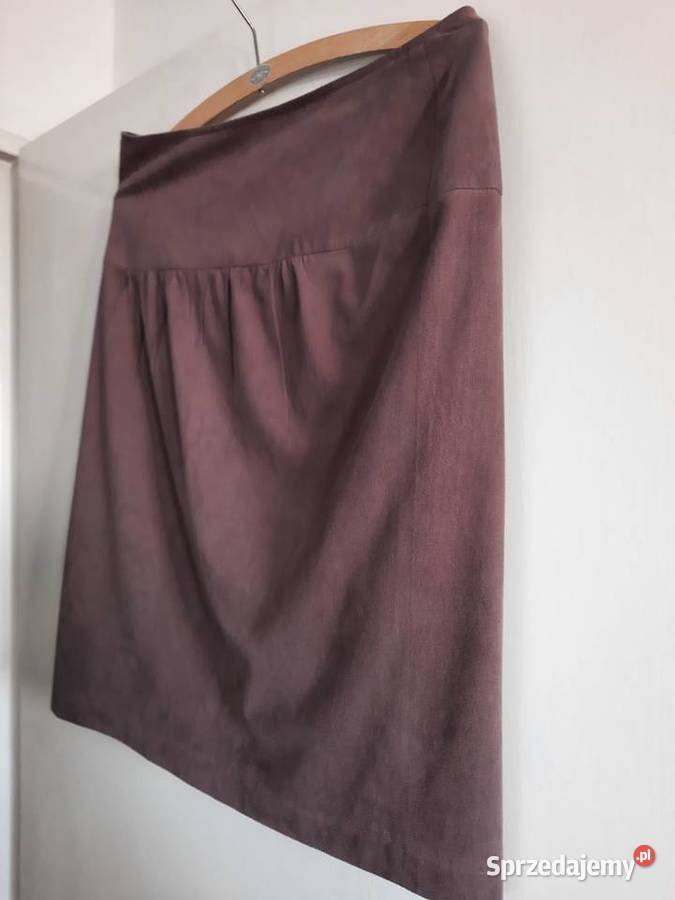 Spódnica brudny bordo welurowa Wrocław sprzedam