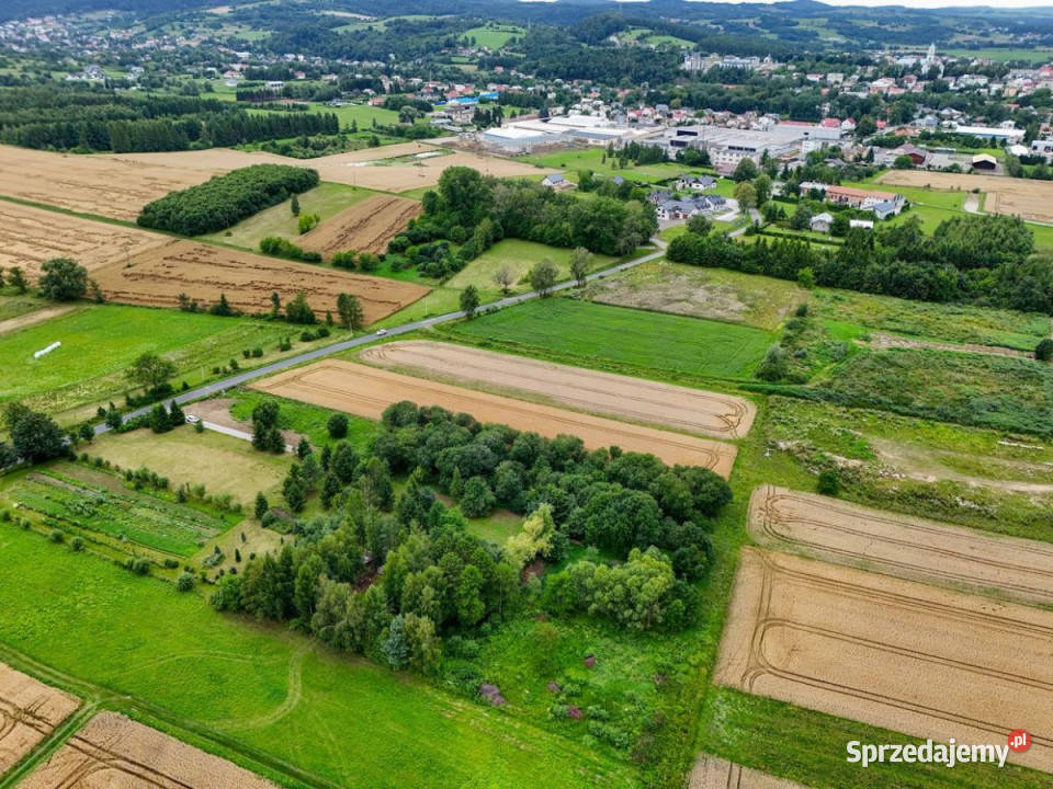sprzedaży gruntu 1021m2 Rymanów