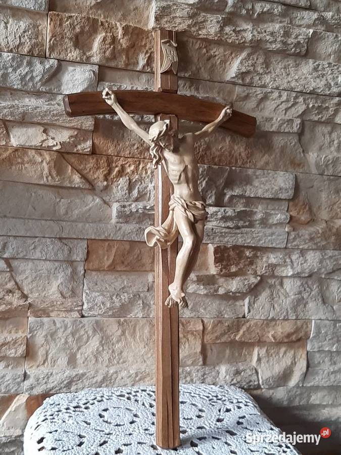 Rzeźba z drewna krzyż drewniany Ukrzyżowanie