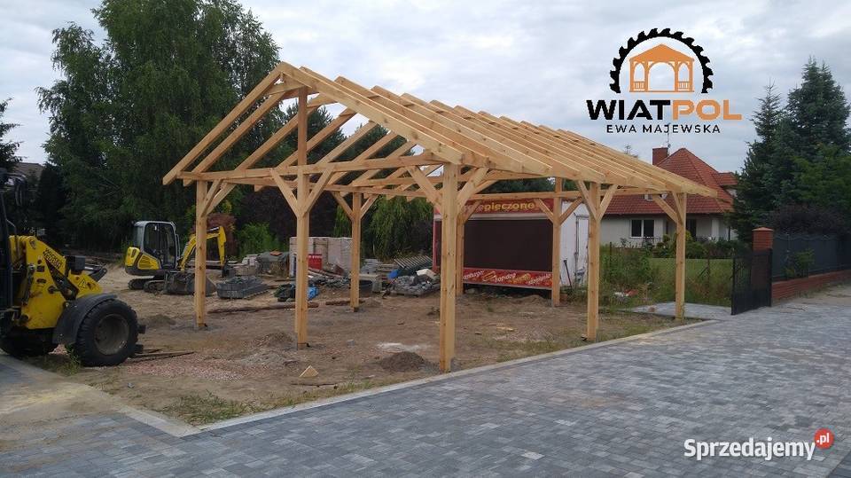 Wiata pod fotowoltaikę o wymiarze 8 x 6 kujawsko-pomorskie Toruń sprzedam