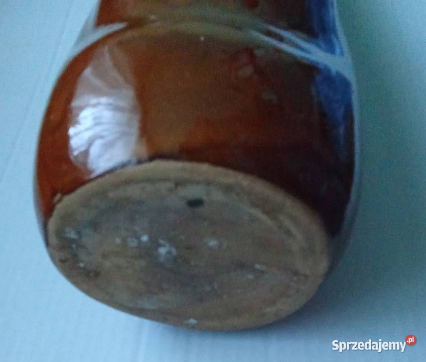 Wazon ceramiczny szkliwiony wazon rzemiosło Antyki, Sztuka, Kolekcje