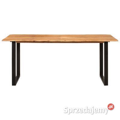 vidaXL Stół jadalniany 180x90x76 lite drewno