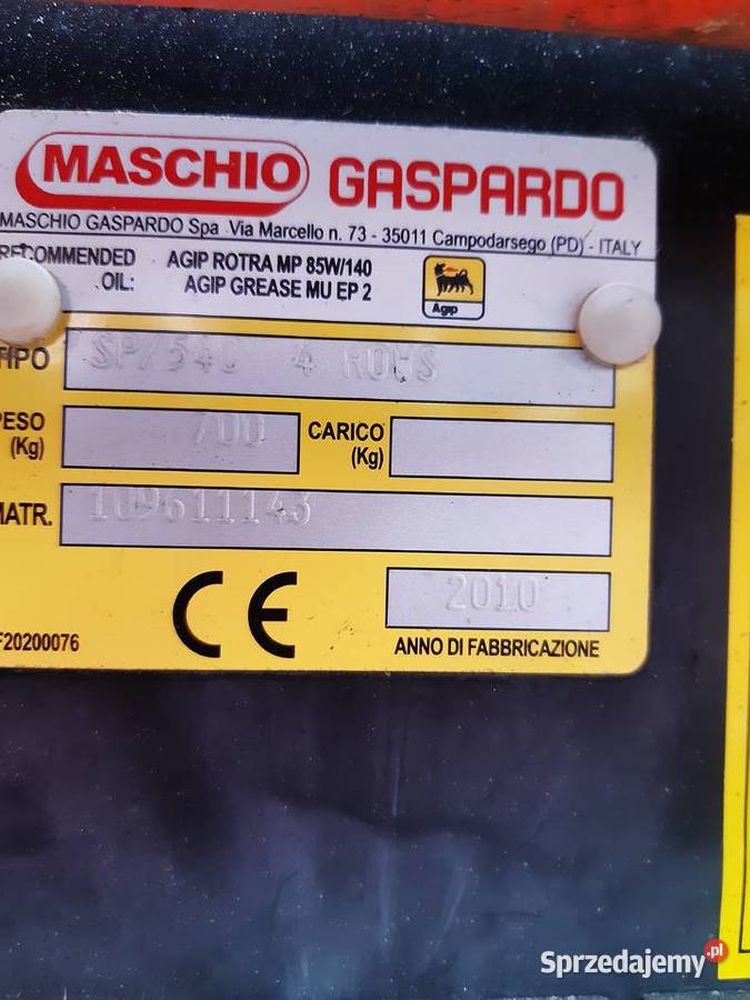 Maschio gaspardo sp 540 dorada nieuszkodzony Opole