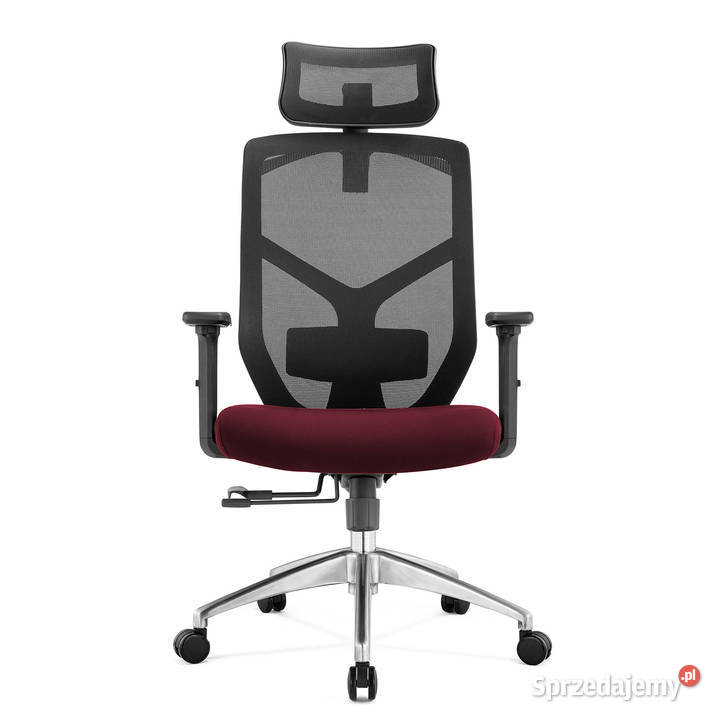 Fotel biurowy ergonomiczny Rosa bordowy ANGEL Meble podkarpackie Jarosław