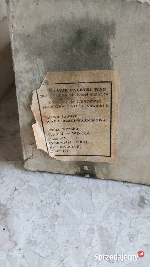 4 wagi PRL Poznań sprzedam