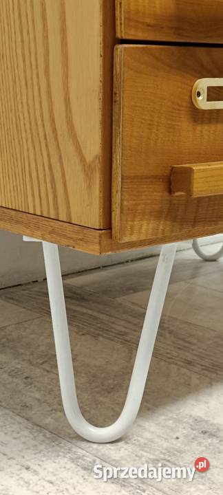 szafki nocne nakastliki drewniane vintage design łódzkie Radomsko