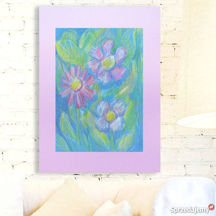 ładny obrazek z kwiatkami do pokojukwiaty Katowice sprzedam