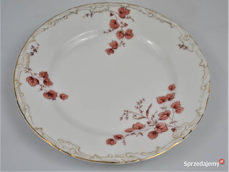 Zestaw śniadaniowy secesyjne motywy poczXXw Warszawa