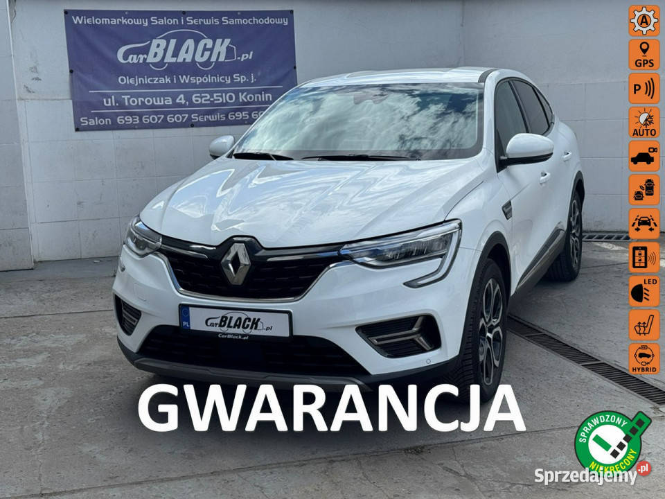 Renault Arkana Pisemna Gwarancja 12 miesięcy Konin